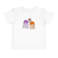 Hand-Drawn Drippy Jellyfish Trio Toddler Tee | Cute Ocean Sea Life Shirt