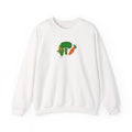 Hand-Drawn Broccoli, Corn, and Carrot Veggie Friends Sweatshirt | Cute Vegetable Illustration