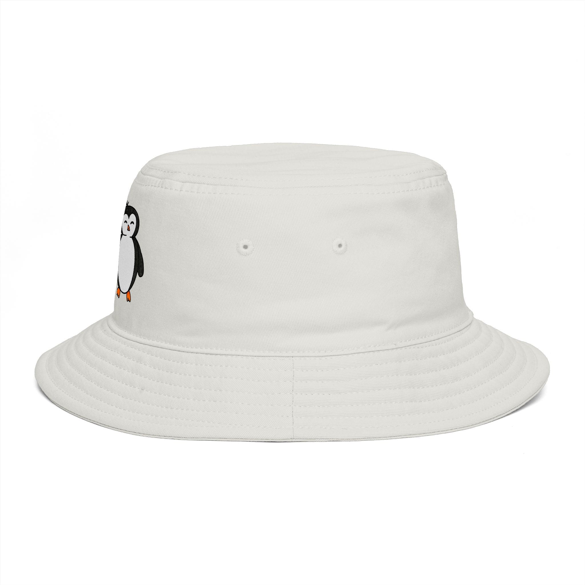 Hand-Drawn Cute Penguin Pair Bucket Hat | Penguins, Winter Animal