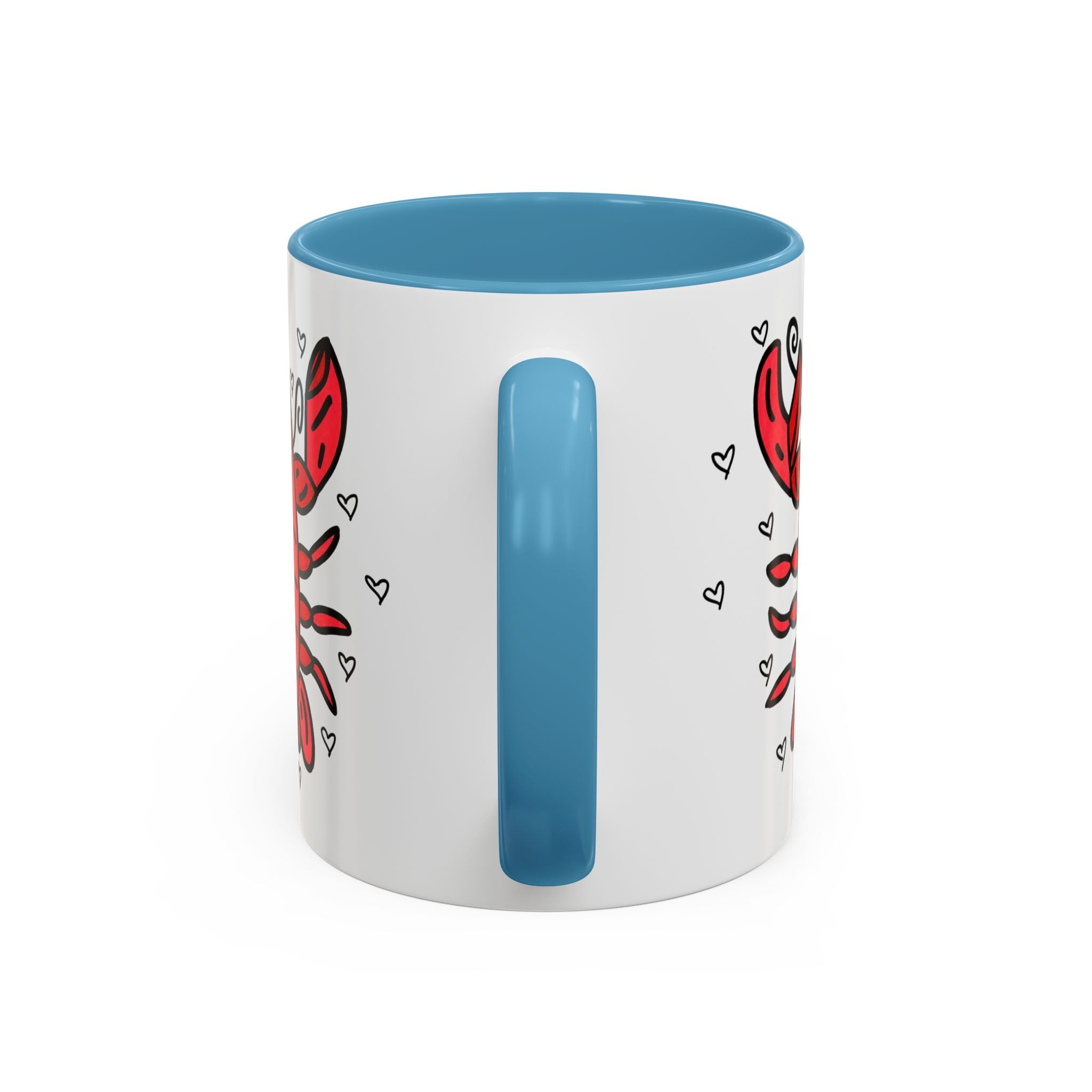 Hand-Drawn Cute Red Lobster Mug | Accent Coffee Mug 11oz 15oz