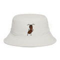 Hand-Drawn Sassy Ant Illustration Bucket Hat | Cute Insect Character Hat
