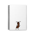 Hand-Drawn Smirking Ant Illustration Spiral Notebook | Ruled Journal
