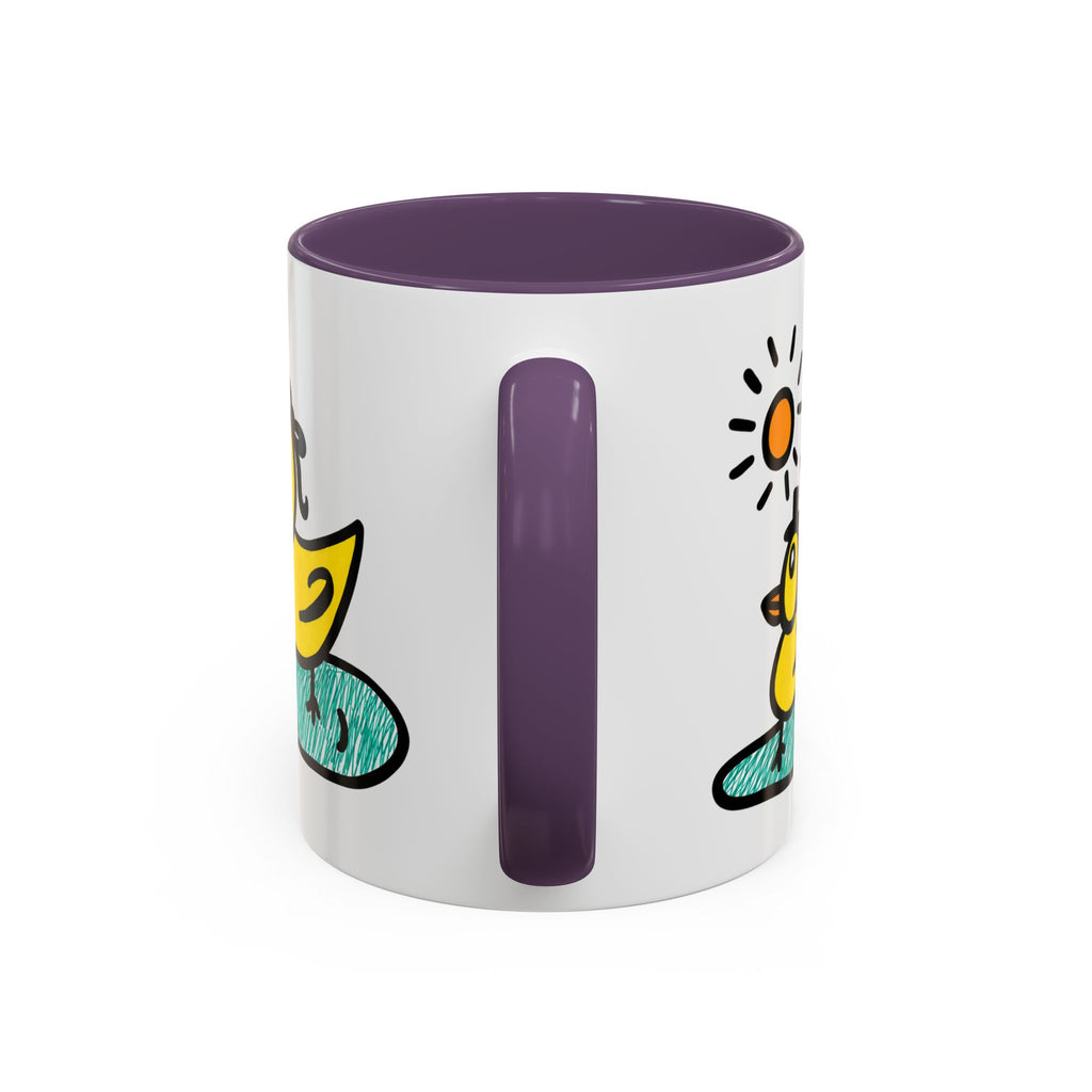 Hand-Drawn Cute Ducks in Pond Mug | Accent Coffee Mug 11oz 15oz