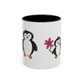 Hand-Drawn Cute Penguin Family Mug | Accent Coffee Mug