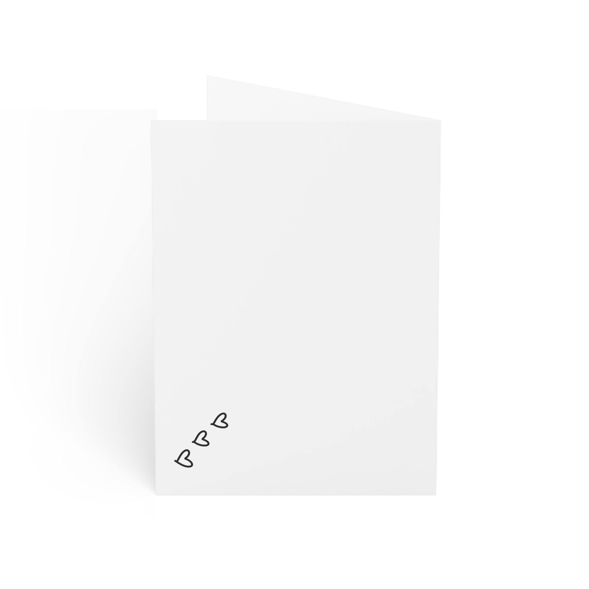 Hand-Drawn Hogs & Kisses Pig Illustration Greeting Card