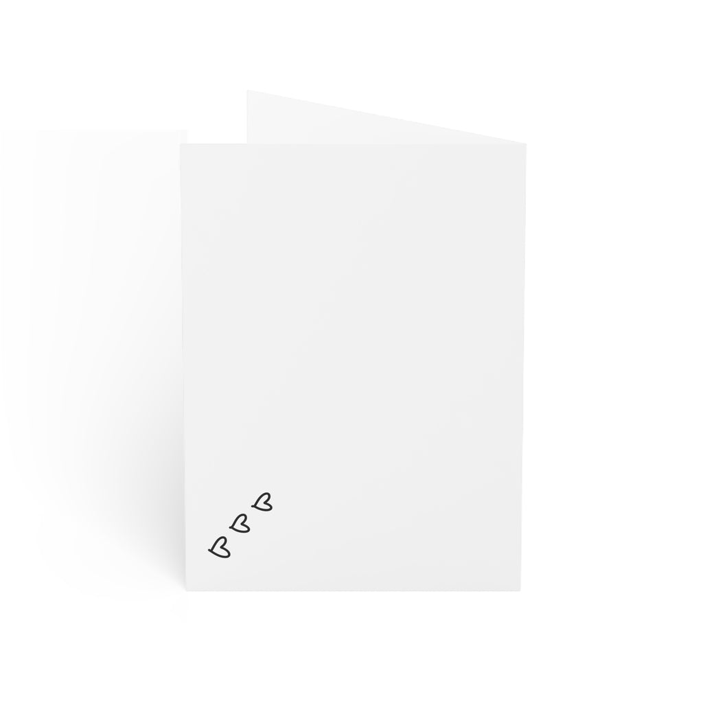Hand-Drawn Hogs & Kisses Pig Illustration Greeting Card