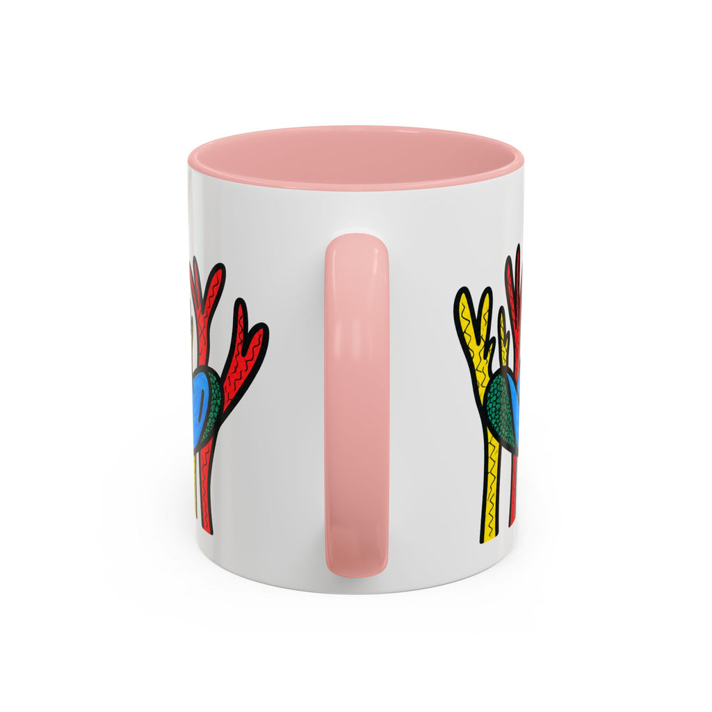 Hand-Drawn Blue Stingray Illustration Mug | Accent Coffee Mug (11, 15oz)