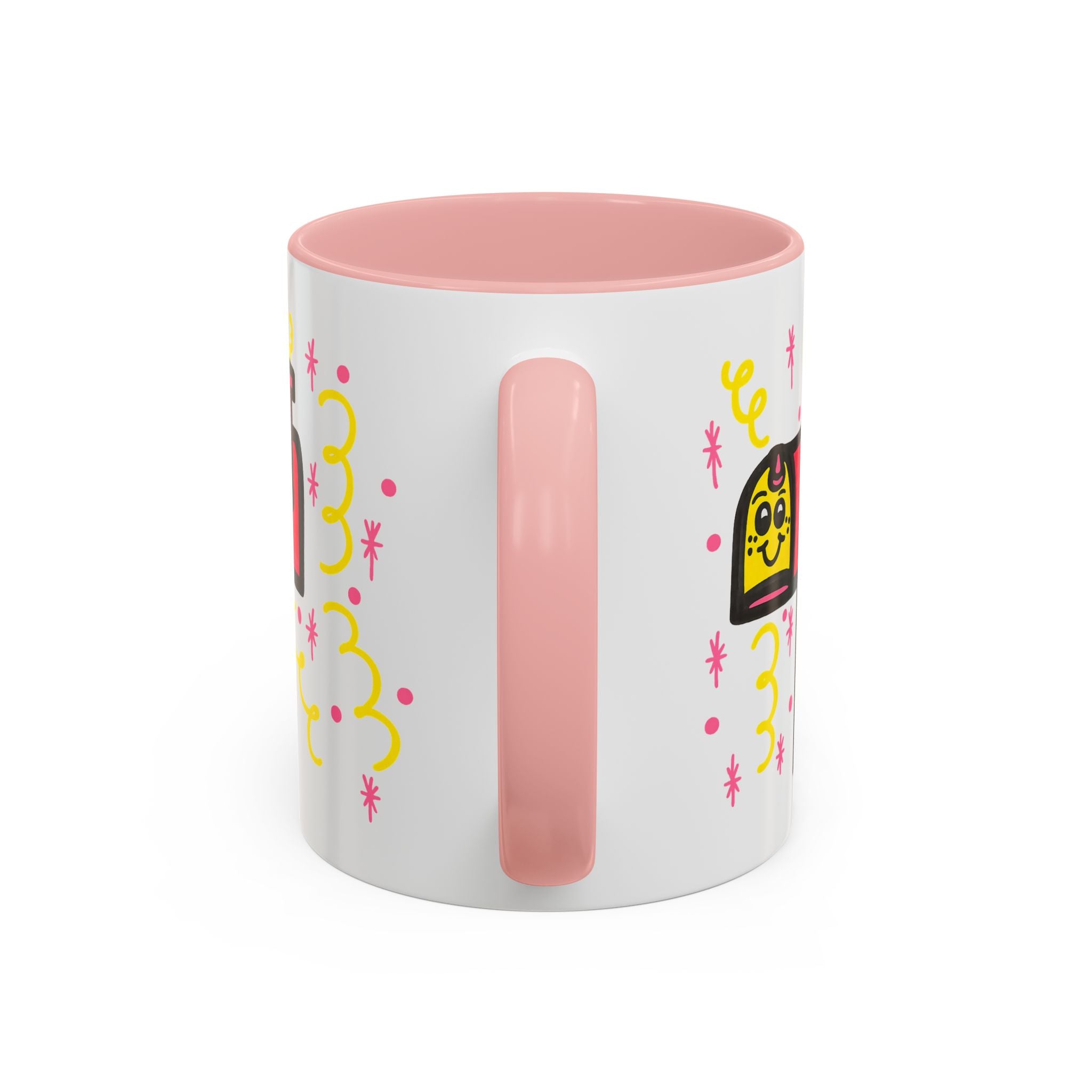 Hand-Drawn Cute Smiling Mailbox Mug | Accent Coffee Mug