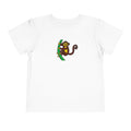 Hand-Drawn Smiling Monkey on Tree Toddler Tee | Cute Jungle Animal Shirt