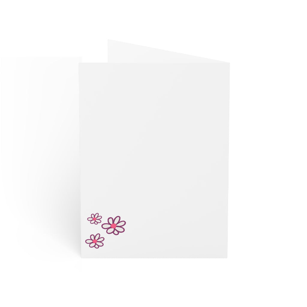 Hand-Drawn Cute Sheep Illustration Greeting Cards | Blank Inside, Floral Design, Pack Options