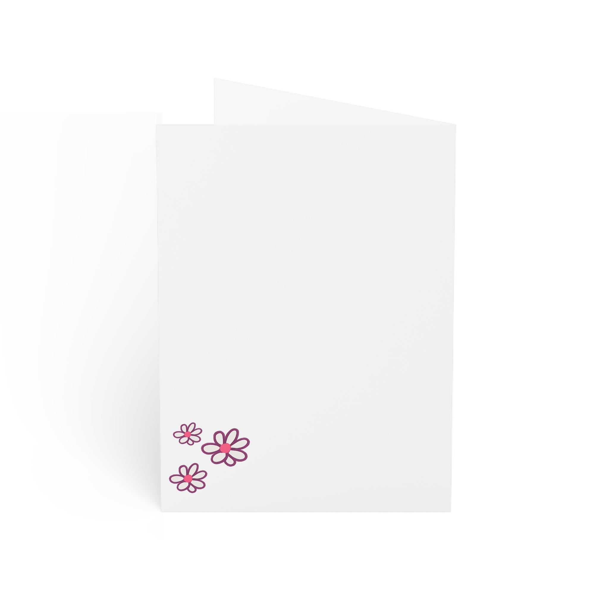 Hand-Drawn Cute Sheep Illustration Greeting Cards | Blank Inside, Floral Design, Pack Options