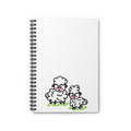 Hand-Drawn Cute Sheep Duo Spiral Notebook | Ruled Lined Journal