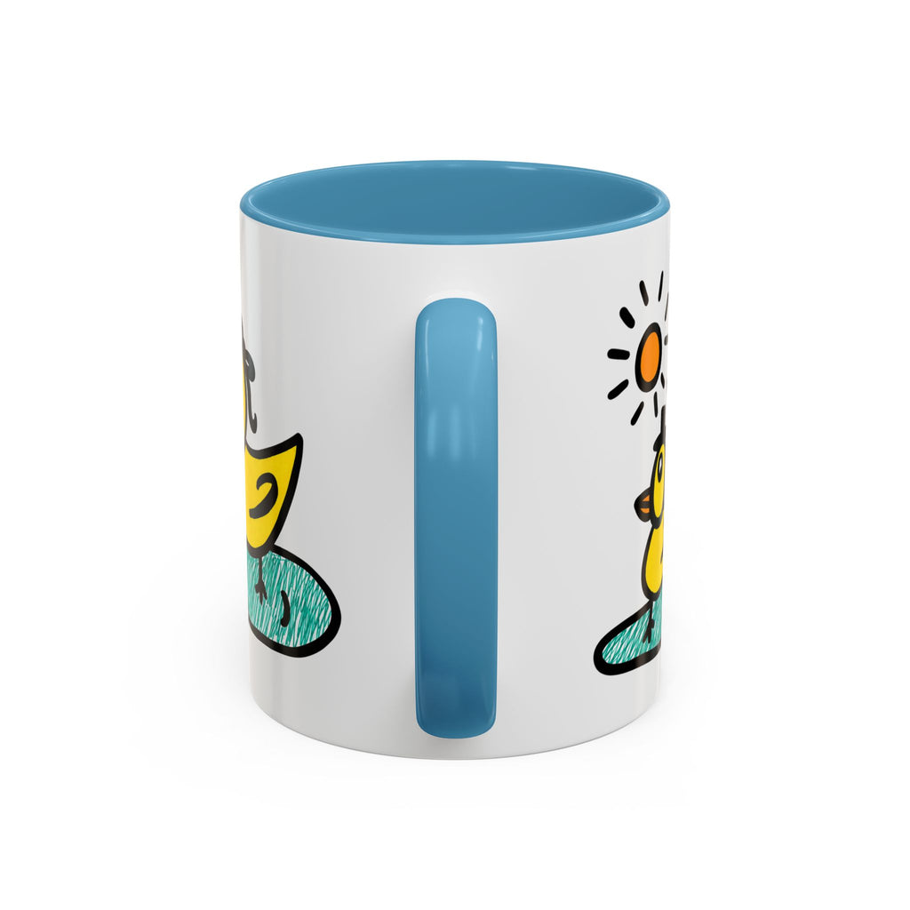 Hand-Drawn Cute Ducks in Pond Mug | Accent Coffee Mug 11oz 15oz