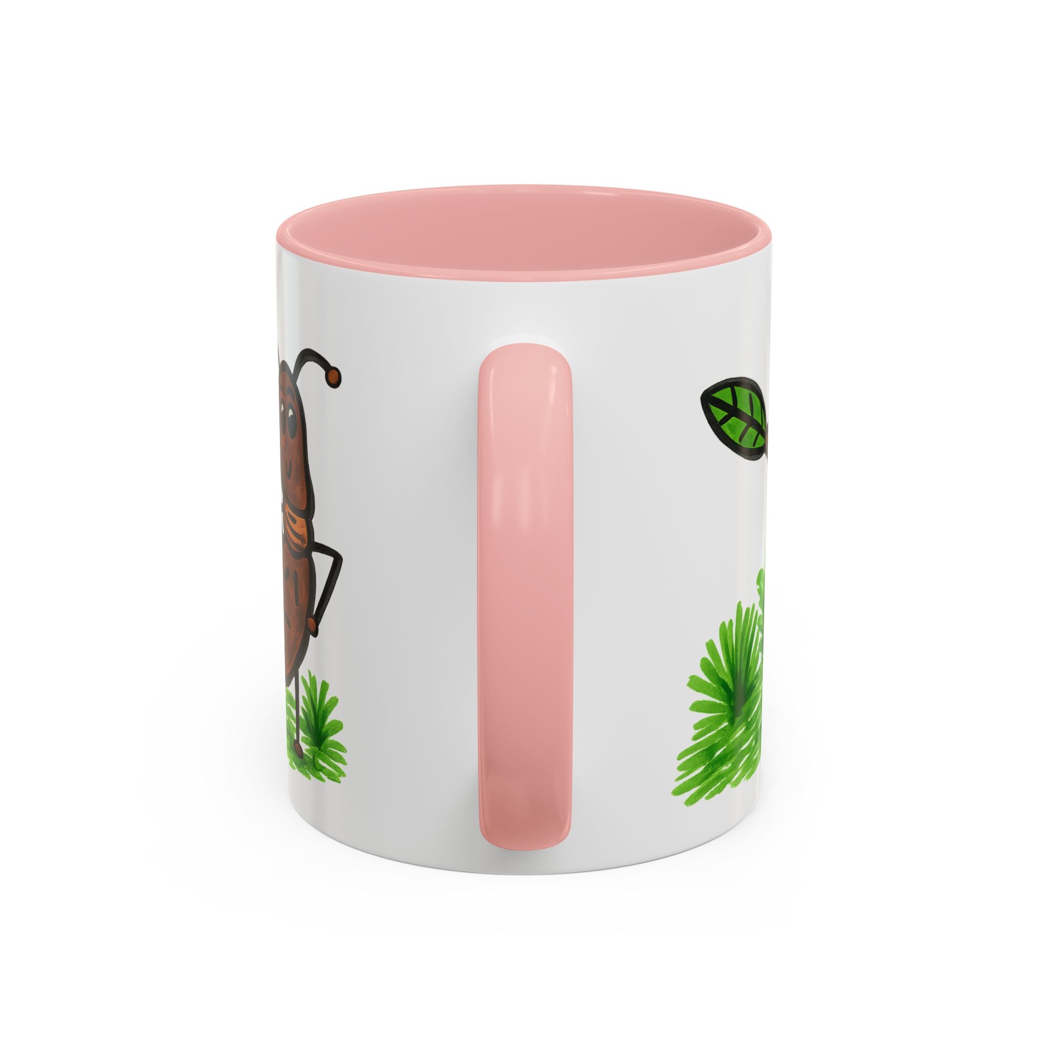 Hand-Drawn Dancing Ant Illustration Mug | Accent Coffee Mug
