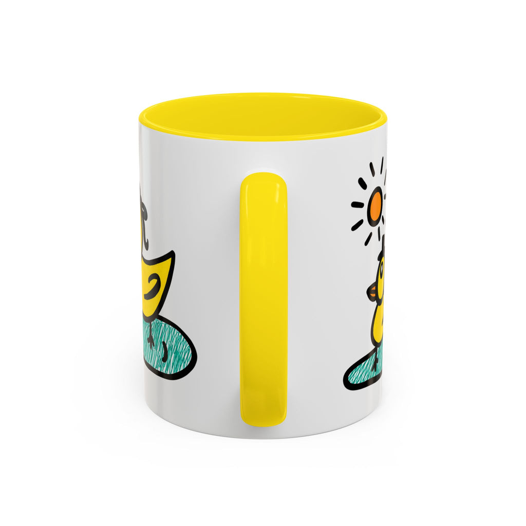 Hand-Drawn Cute Ducks in Pond Mug | Accent Coffee Mug 11oz 15oz