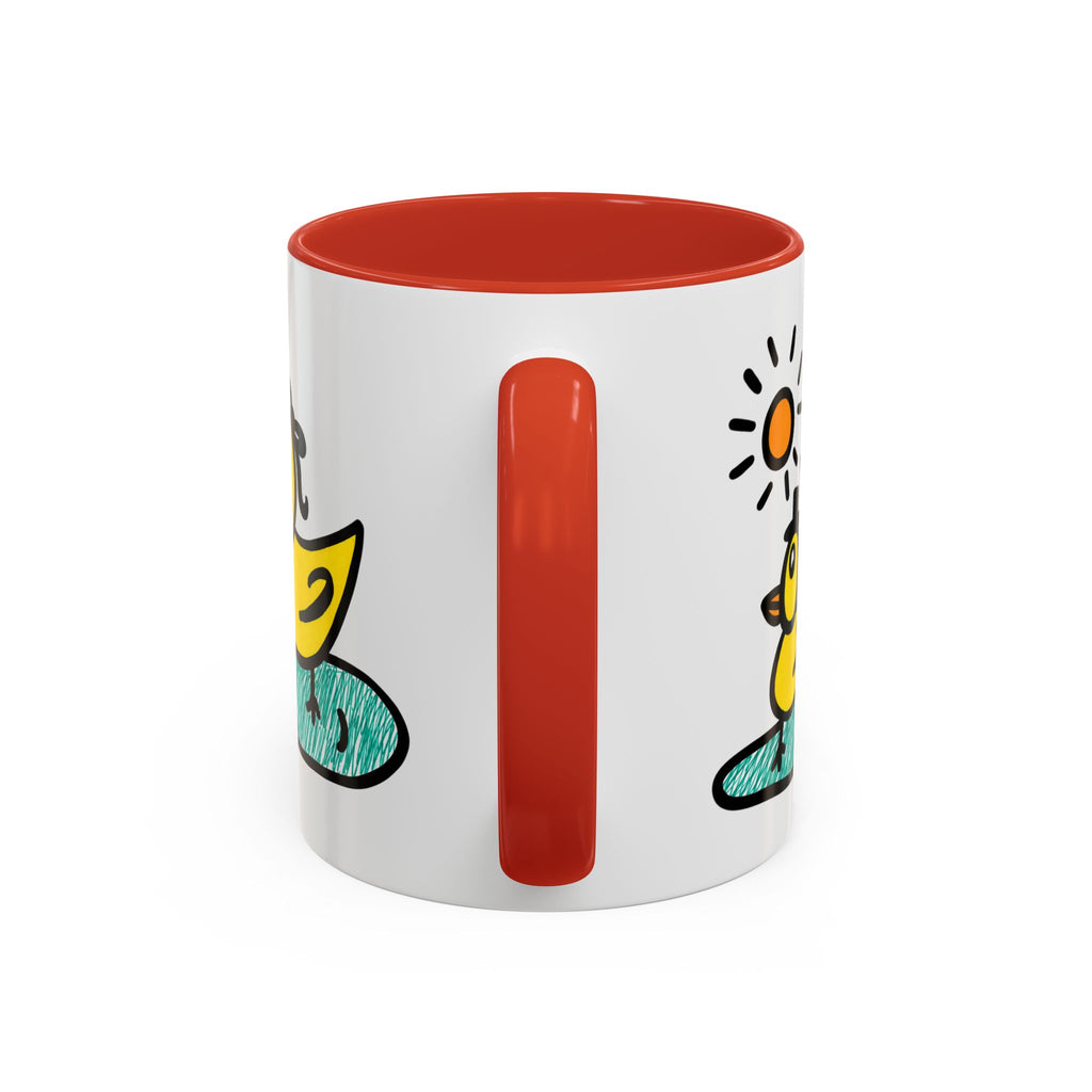 Hand-Drawn Cute Ducks in Pond Mug | Accent Coffee Mug 11oz 15oz