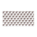 Hand-Drawn Calico Cat Pattern Beach Towel | Cute Animal Print