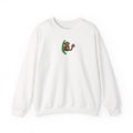 Hand-Drawn Monkey on Tree Sweatshirt | Cute Tropical Cartoon Animal