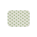 Hand-Drawn Green Vine with Flowers Sherpa Blanket | Tropical Botanical Throw
